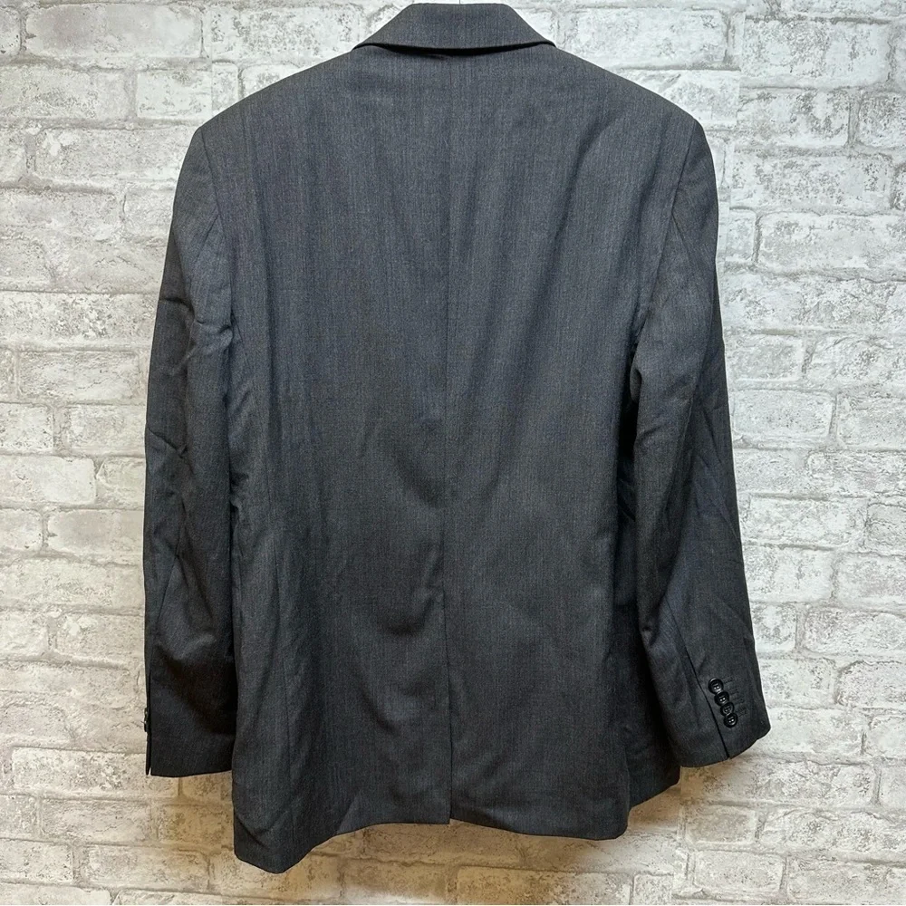 BANANA Republic charcoal gray wool blazer suit‎ jacket men’s 40S made in Egypt